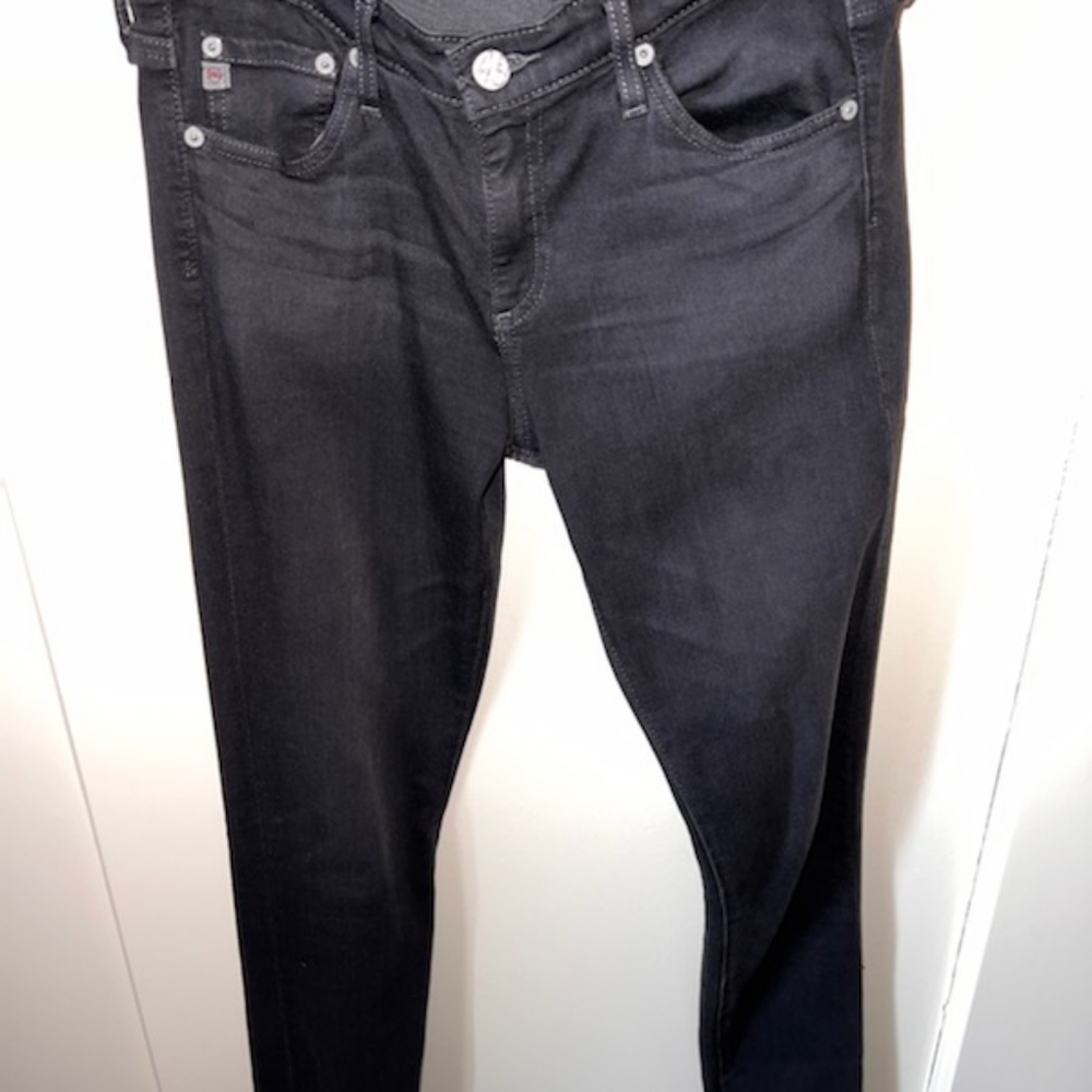 Adriano Goldschmied (AG) The Legging Super  Skinny Faded Black Size 28R